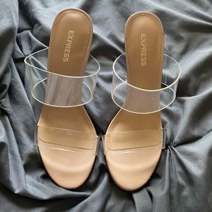 CLEAR EXPRESS HEELS